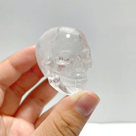 2.5 - 3.5cm Clear Quartz Skull Carving Wholesale - Wholesale Crystals