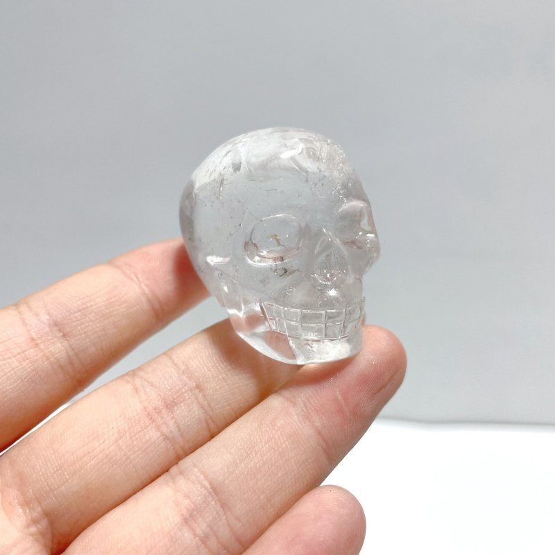 2.5 - 3.5cm Clear Quartz Skull Carving Wholesale - Wholesale Crystals
