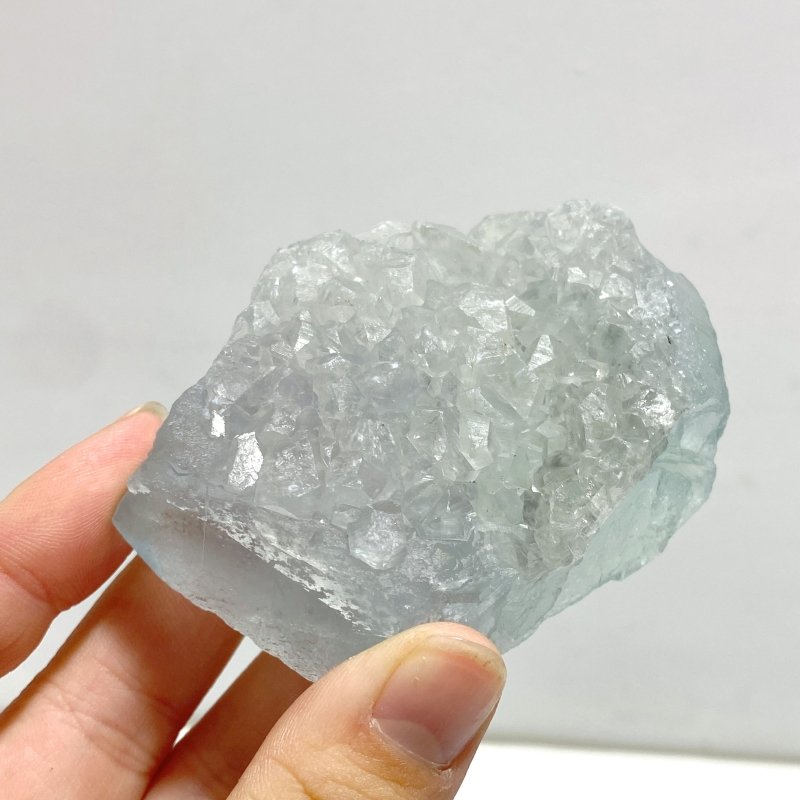 25 Pieces Raw Blue Fluorite Mixed Calcite Specimen - Wholesale Crystals