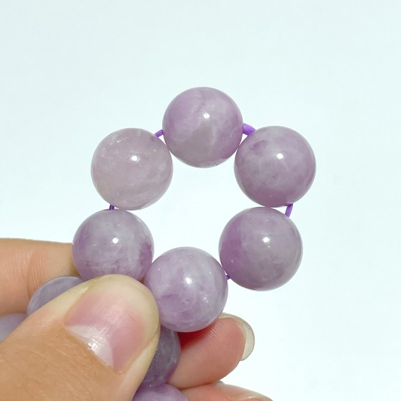 28 Pieces Purple Spodumene Kunzite Bracelets - Wholesale Crystals