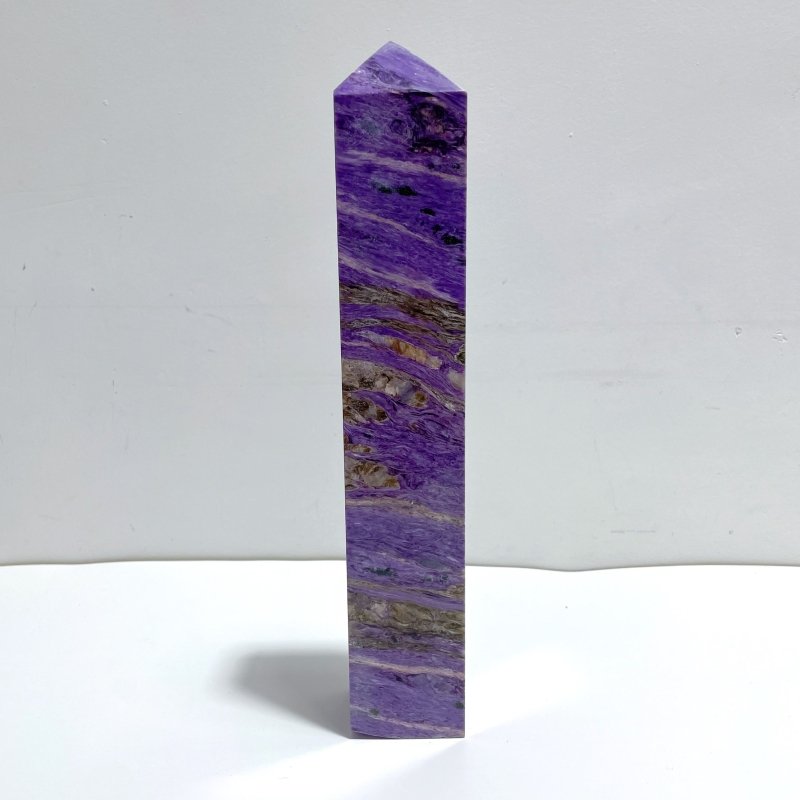 29CM Large Purple Charoite Tower For Collection - Wholesale Crystals