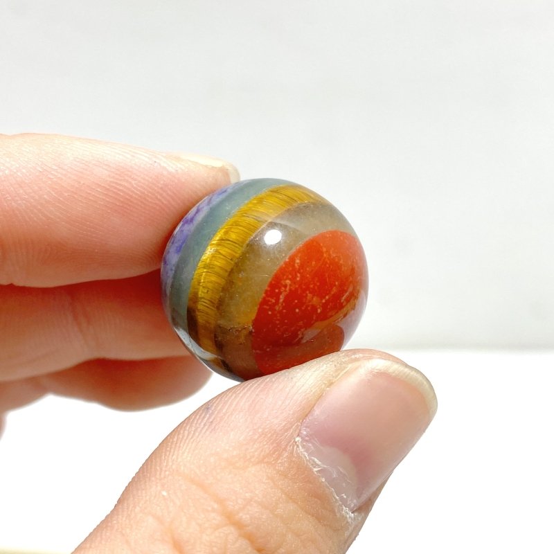 2CM 7 Chakra Spheres Wholesale - Wholesale Crystals