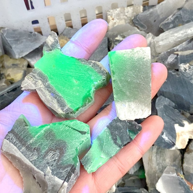 3 - 7.5CM Volcano Agate Rough Stone Cutting Leftover Stone Wholesale(UV - Reactive) - Wholesale Crystals