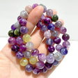 3 Pieces 10mm Colorful Spark Mica Mixed Color Bracelet - Wholesale Crystals