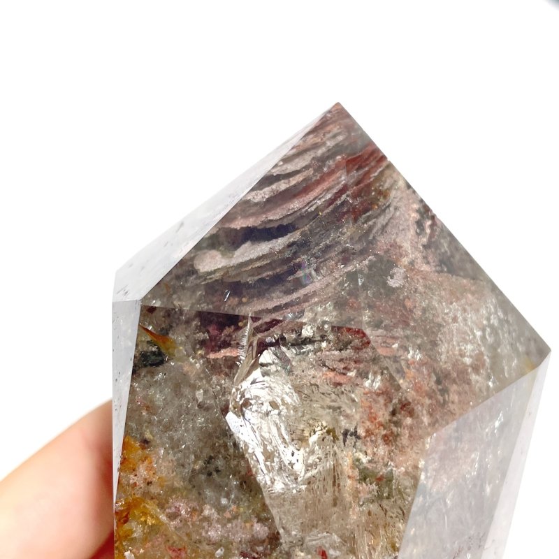 3 Pieces Garden Quartz Points With Stand - Wholesale Crystals