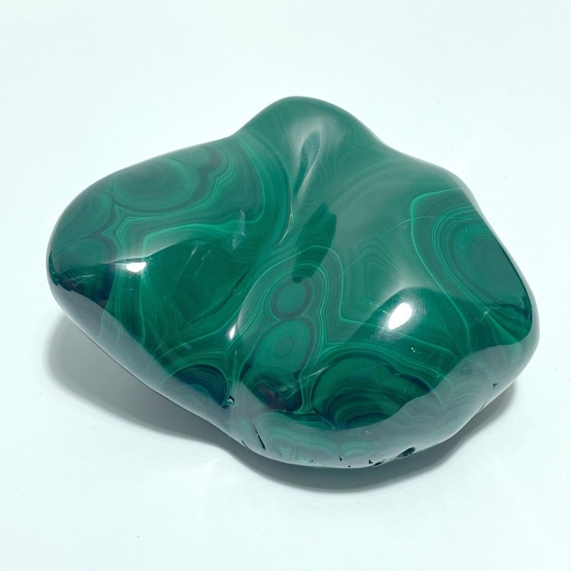 3 Pieces High Quality Polished Malachite Free Form - Wholesale Crystals