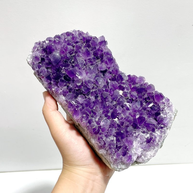 3 Pieces Large Amethyst Cluster - Wholesale Crystals