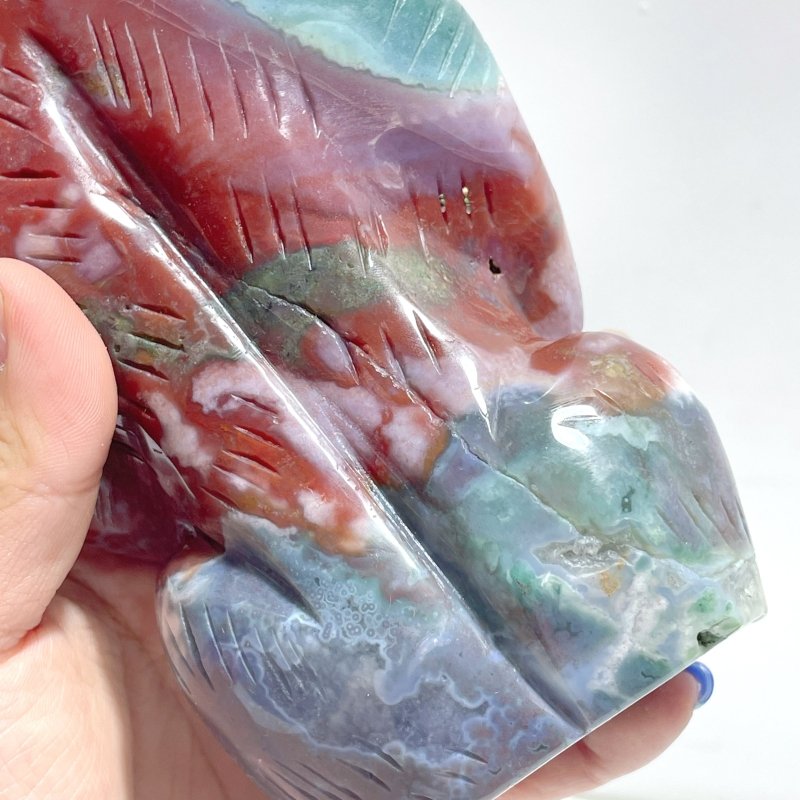 3 Pieces Ocean Jasper Chimpanzees Carving(Defect) Clearance - Wholesale Crystals