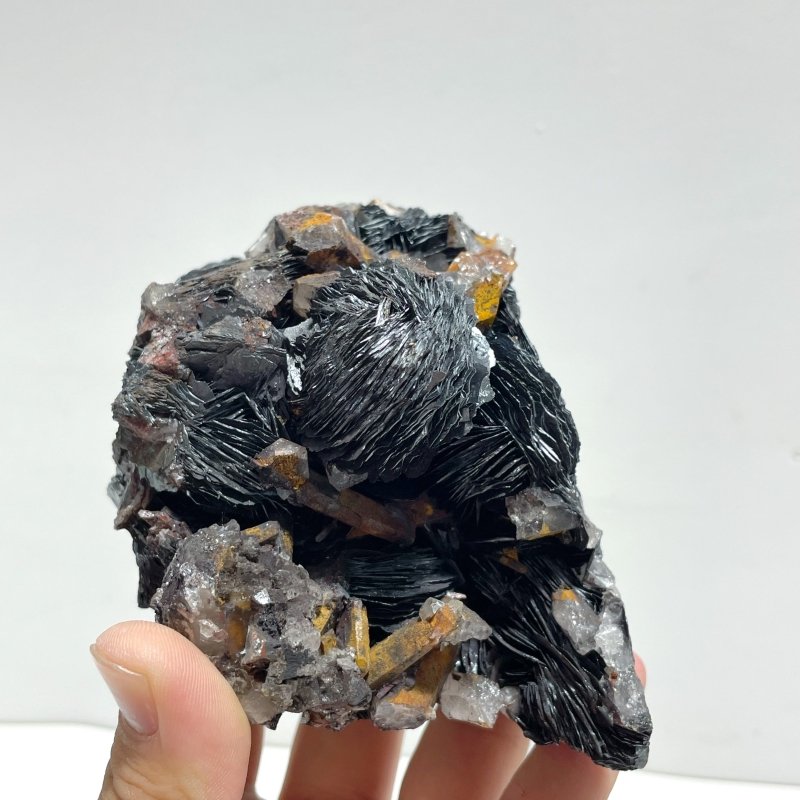 3 Pieces Raw Specularite Crystal Specimen Specular Hematite - Wholesale Crystals