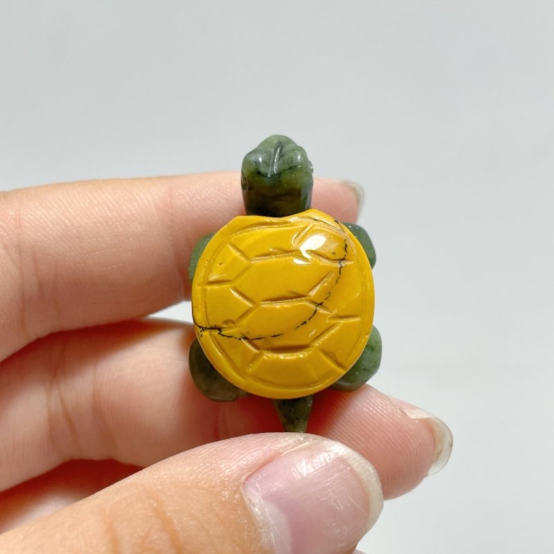 3 Types Beautiful Turtle Crystal Carving Wholesale Caribbean Calcite Chevron Amethyst - Wholesale Crystals