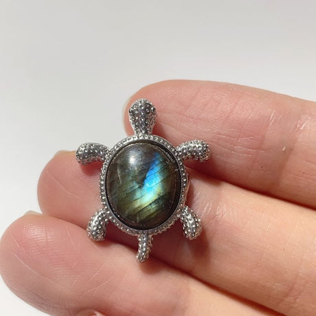 3 Types Cute Turtle Pendant Wholesale Larimar Labradorite - Wholesale Crystals