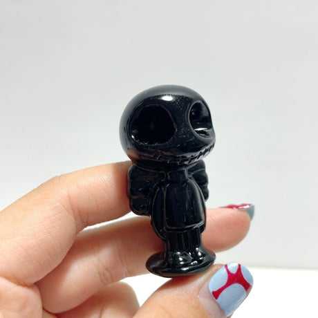 3 Types Jack Skellington's Bride Sally Carving Wholesale Obsidian Sodalite Blue Aventurine - Wholesale Crystals