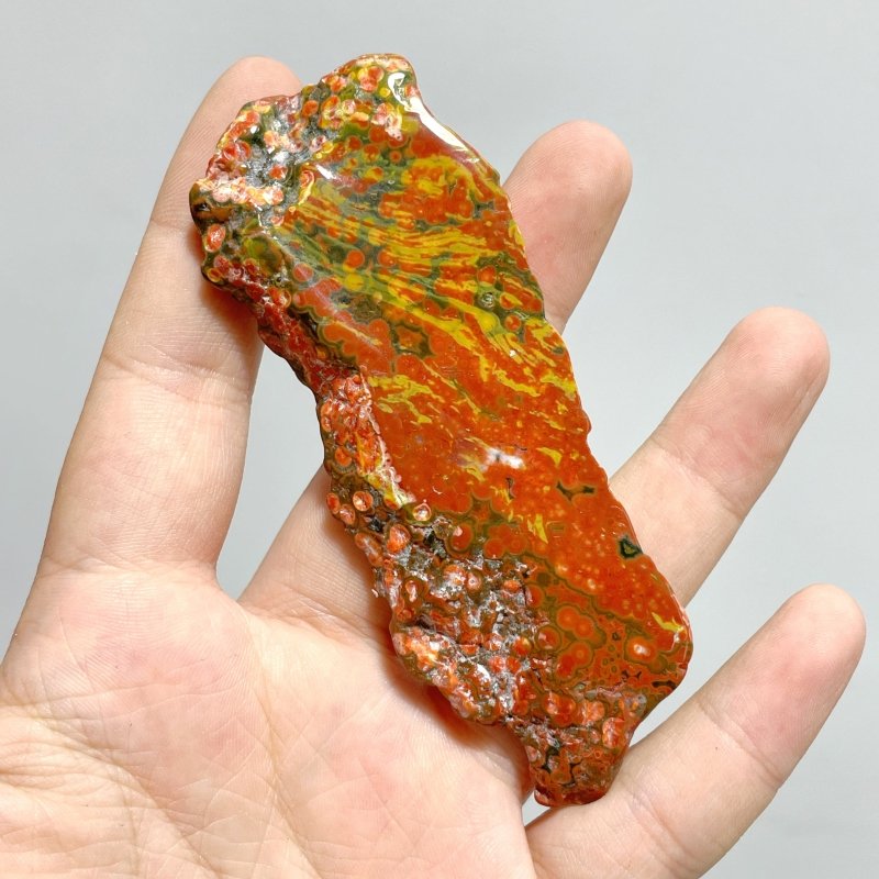 30 Pieces Beautiful 8th Vein Ocean Jasper Slab - Wholesale Crystals