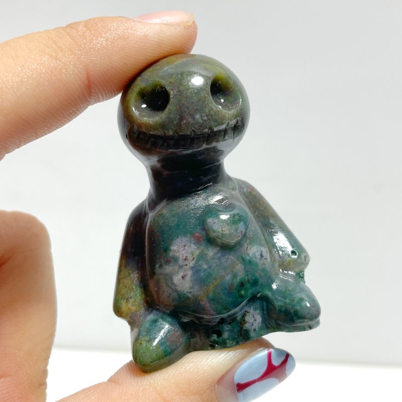 30 Pieces Ocean Jasper Voodoo Doll Carving - Wholesale Crystals