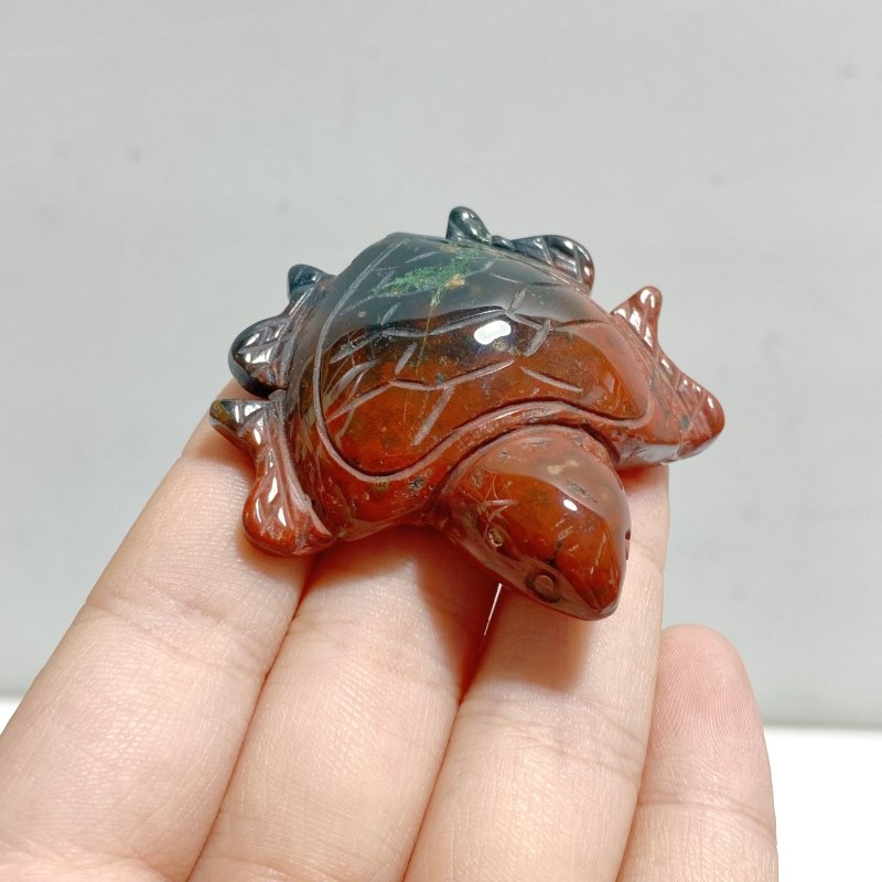 31 Pieces Colourful Ocean Jasper Sea Turtle Carving - Wholesale Crystals