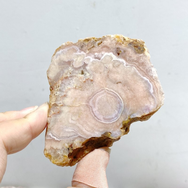 31 Pieces Sakura Flower Agate Slabs -Wholesale Crystals