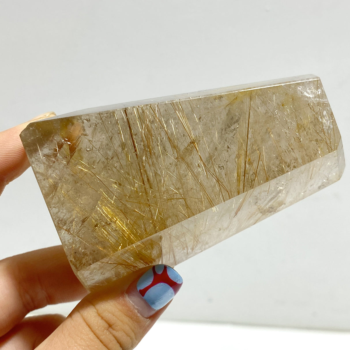 7 Pieces High Quality Golden Rutile Quartz Free Form Home Decor