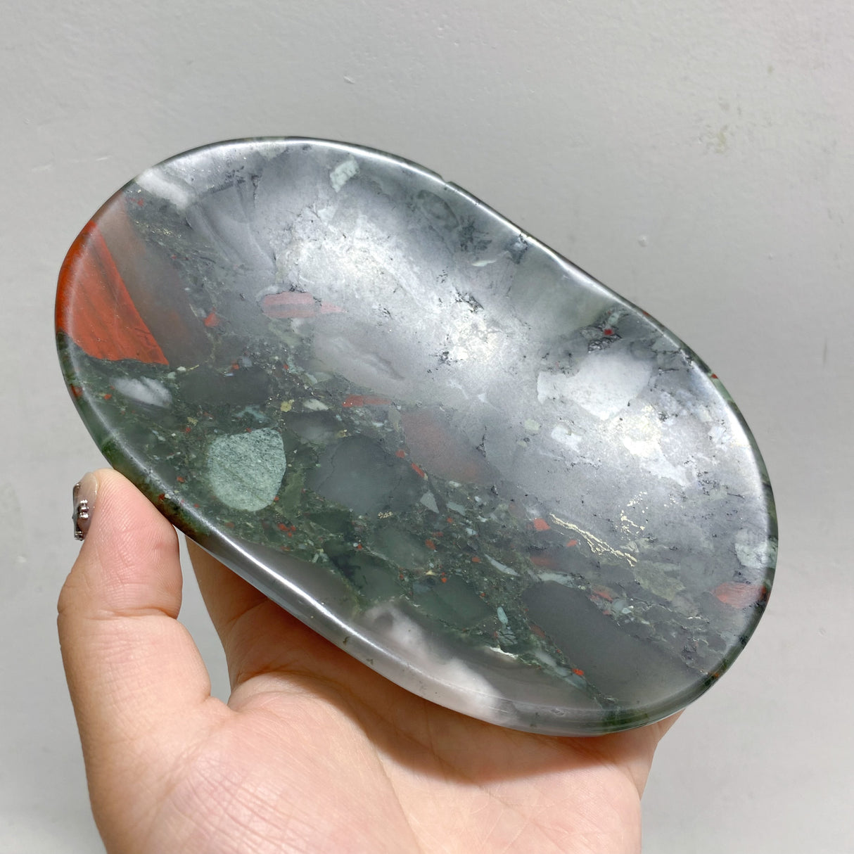 5 Pieces Large Africa Blood Stone Plates