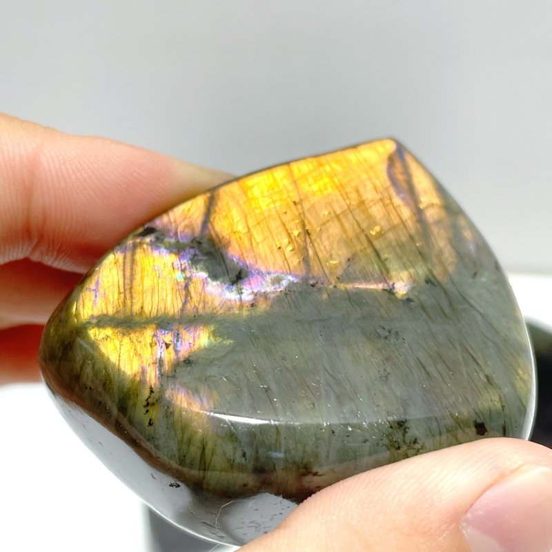 32 Pieces Beautiful Purple Blue Labradorite Free Form - Wholesale Crystals