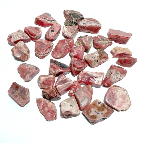 32 Pieces Rhodochrosite Free Form Mixed Size - Wholesale Crystals