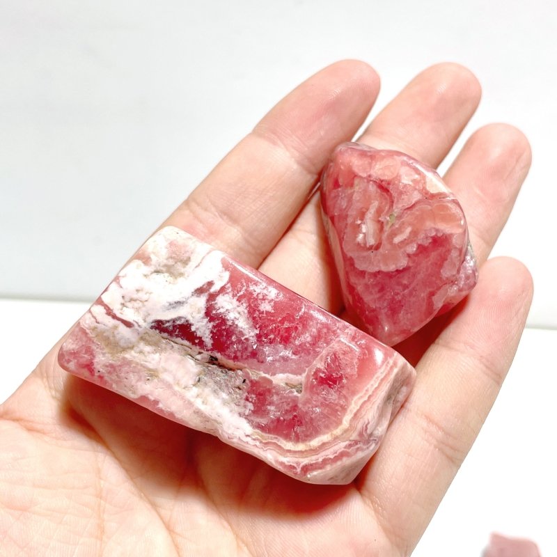 32 Pieces Rhodochrosite Free Form Mixed Size - Wholesale Crystals