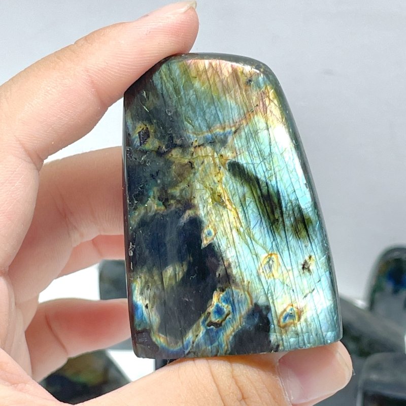 33 Pieces Labradorite High Quality Polished Free Form - Wholesale Crystals