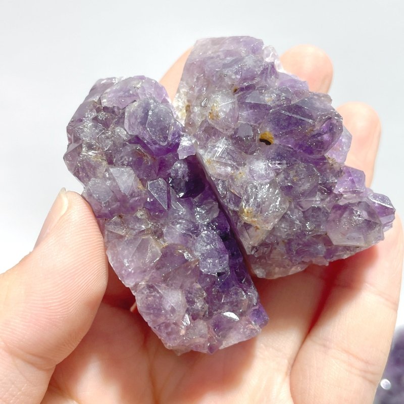 37 Pieces Amethyst Cluster Points - Wholesale Crystals