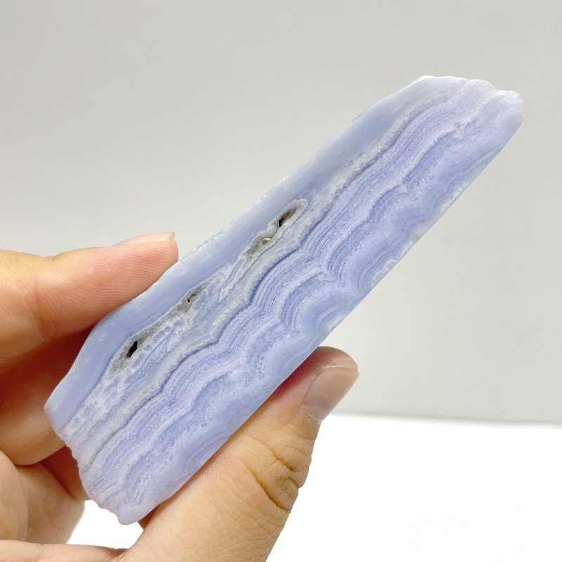 37 Pieces Beautiful Blue Lace Agate Free Form Mixed Size - Wholesale Crystals
