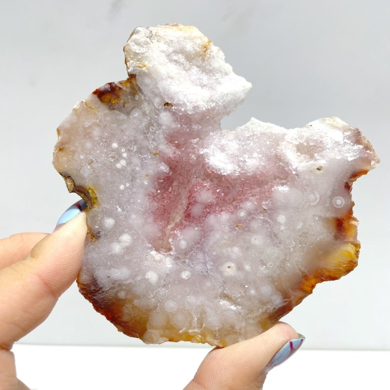 39 Pieces Sakura Flower Agate Slab - Wholesale Crystals