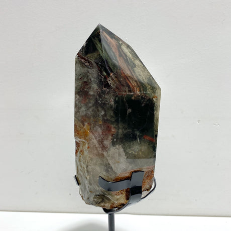 Garden Quartz Raw Bottom Point With Stand #2