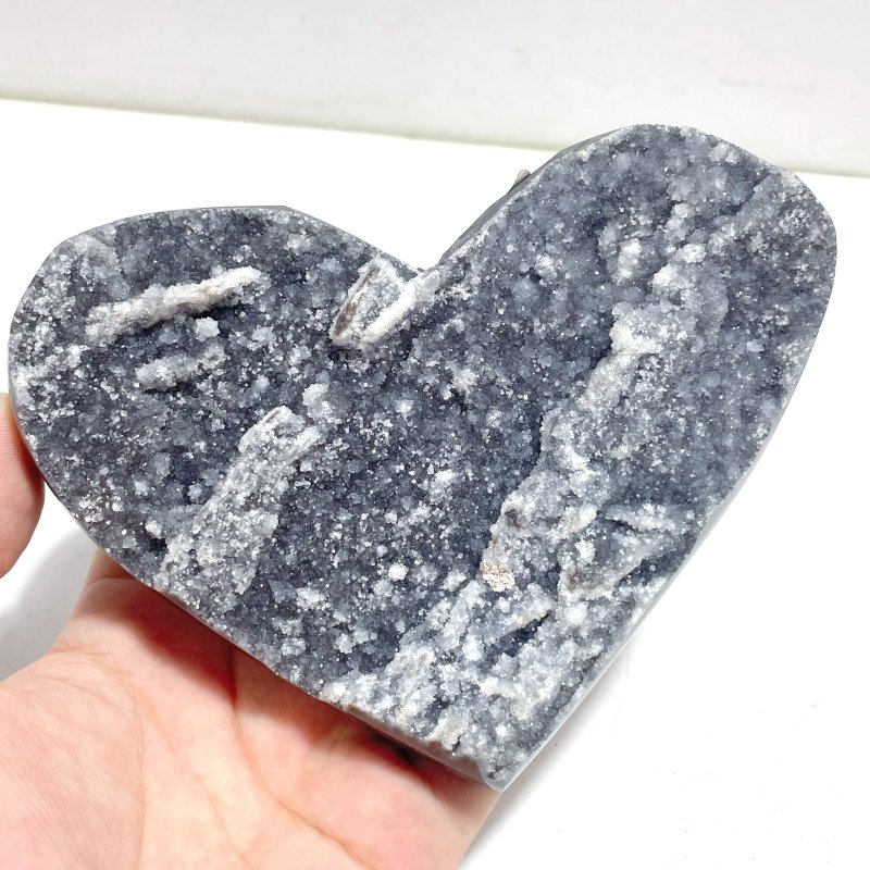 4 Pieces Sphalerite Heart With Stand - Wholesale Crystals