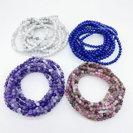 4 Types Bracelet Lapis Lazuli Chevron Amethyst Wholesale -Wholesale Crystals