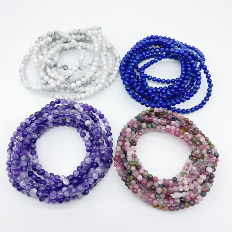 4 Types Bracelet Lapis Lazuli Chevron Amethyst Wholesale -Wholesale Crystals