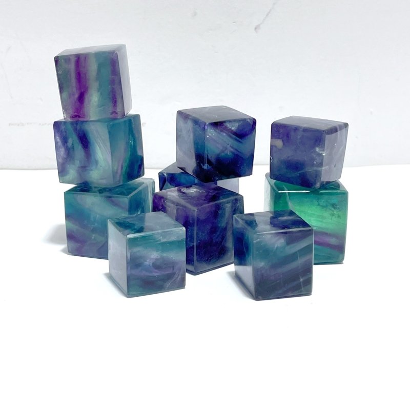 43 Pieces Beautiful Fluorite Cube - Wholesale Crystals