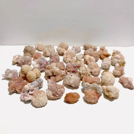 45 Pieces Raw Pink Quartz Specimen - Wholesale Crystals