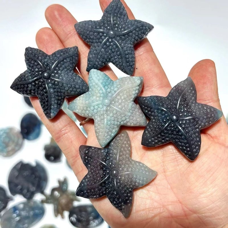 48 Pieces Trolleite Stone Mixed Animals Carving -Wholesale Crystals