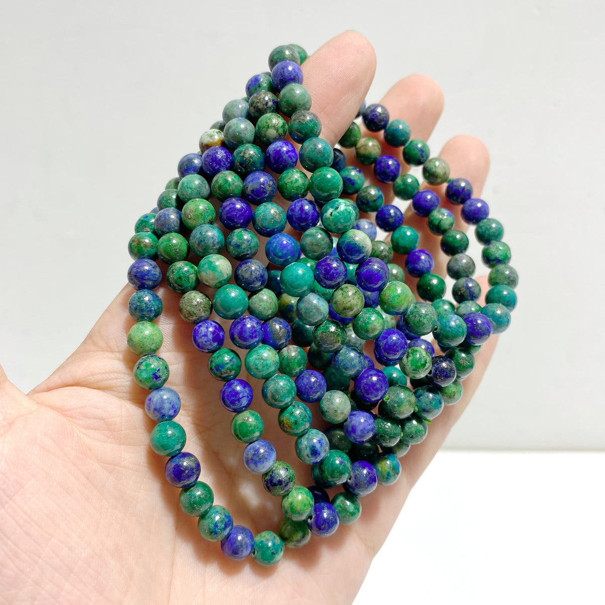 6mm Beautiful Lapis Lazuli Mixed Malachite Bracelets Wholesale