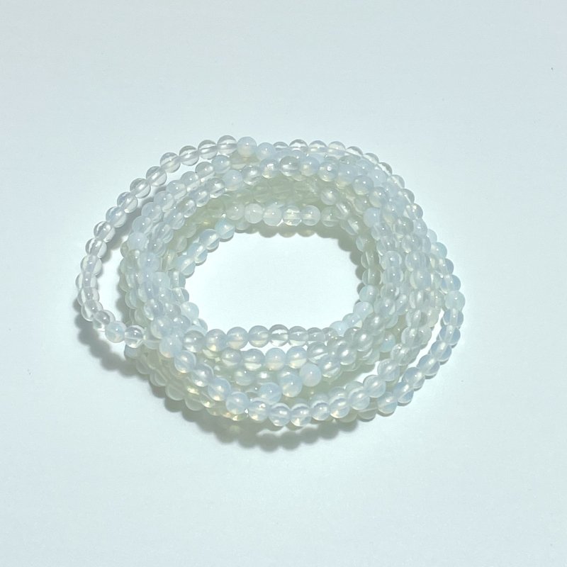 4MM Mini Beads Bracelet Wholesale Opalite Hematite Tiger Eye - Wholesale Crystals