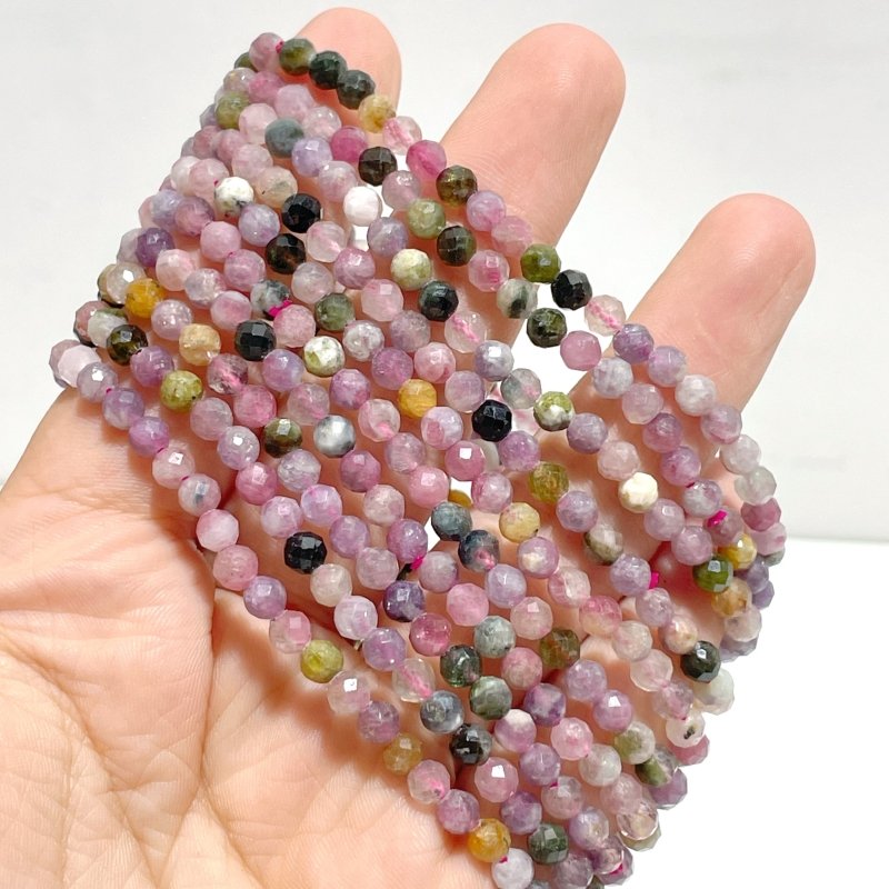 4mm Multi - faceted Unicorn Stone Bracelets Wholesale - Wholesale Crystals