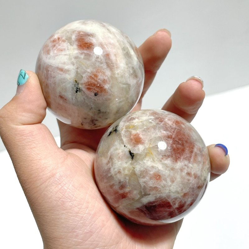 5 - 6cm Sunstone Spheres Ball Wholesale - Wholesale Crystals