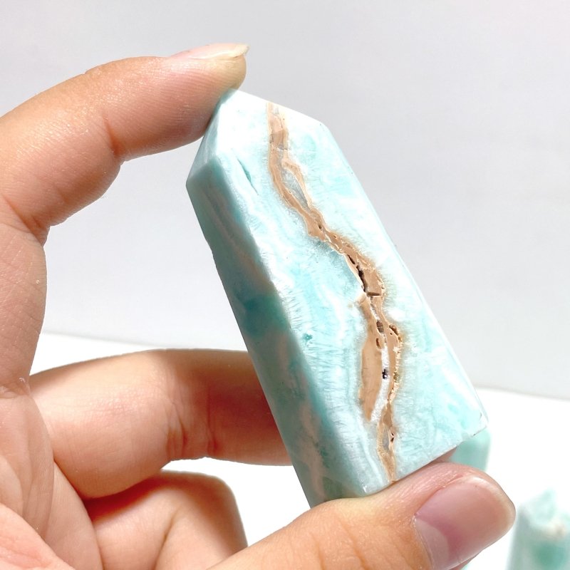 5 - 9CM Hemimorphite Tower Point Wholesale - Wholesale Crystals
