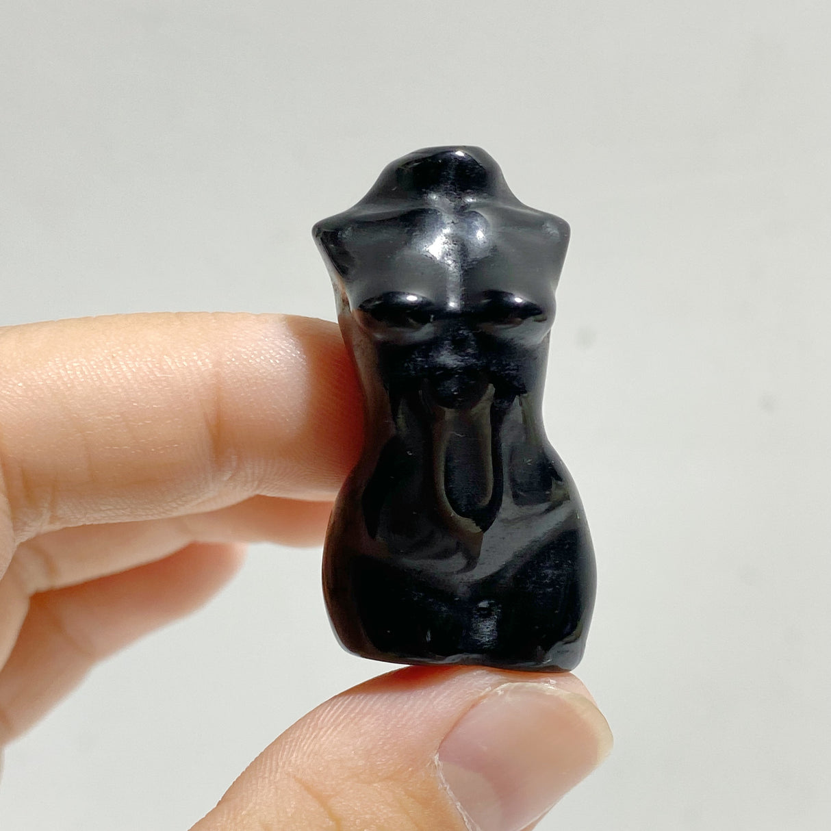 4CM Black Obsidian Goddess Carving Wholesale
