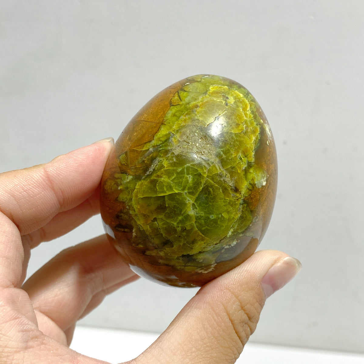 23 Pieces Green Opal Eggs (Defect)