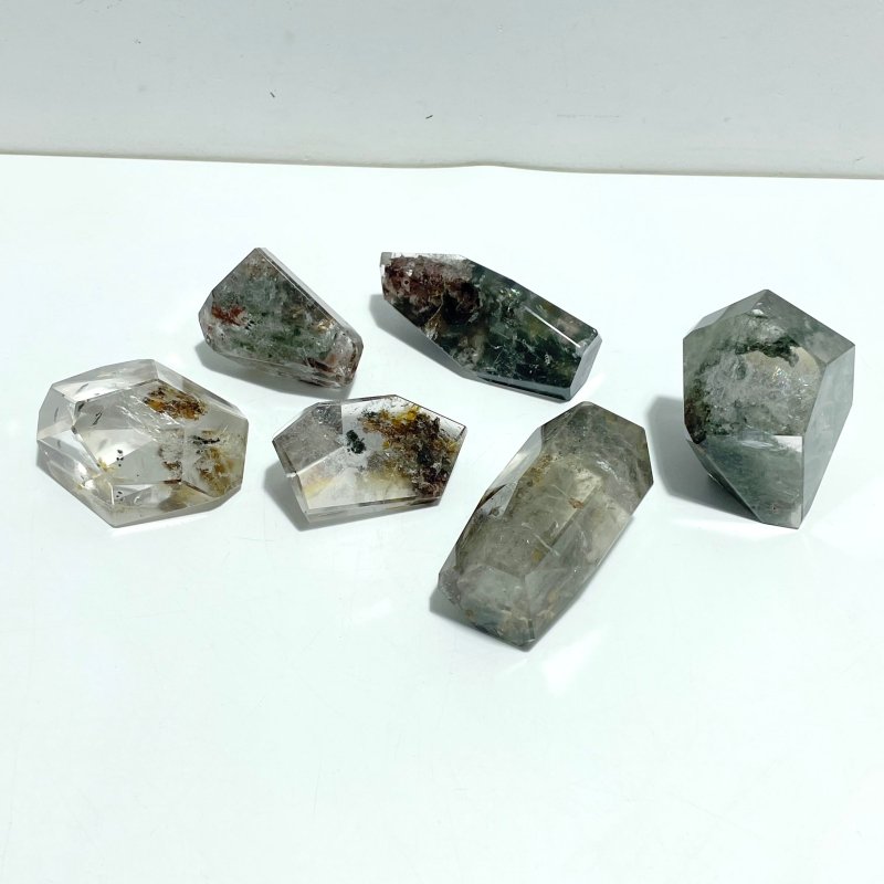 6 Pieces Garden Quartz Free Form 8 - Wholesale Crystals