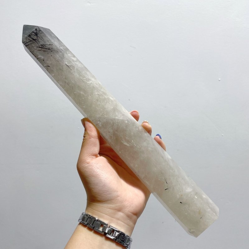 6 Pieces Large Black Tourmaline Crystal Tower - Wholesale Crystals