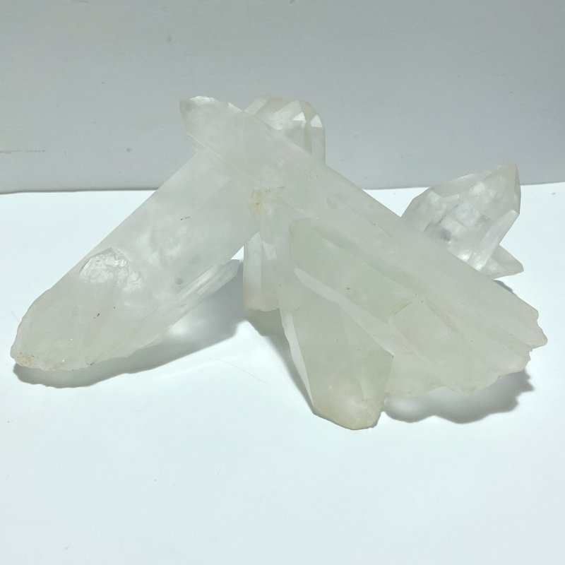 6 Pieces Large Clear Quartz Cluster - Wholesale Crystals
