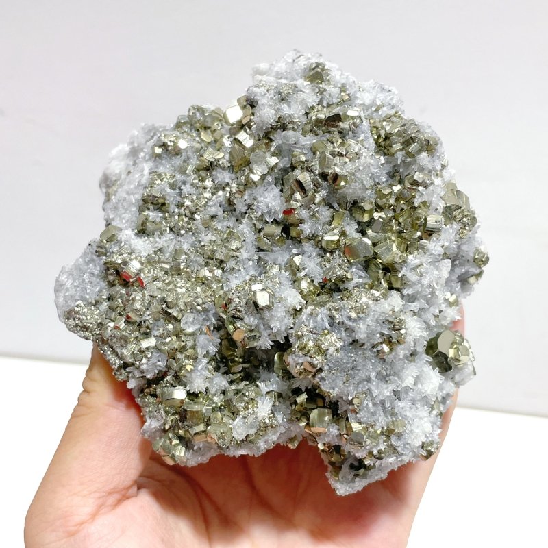 6 Pieces Raw Pyrite Mineral Specimen Home Decor For Collection - Wholesale Crystals