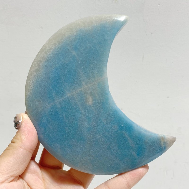 6 Pieces Trolleite Stone Moon With Stand -Wholesale Crystals