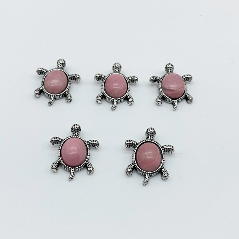 6 Types Cute Turtle Pendant Wholesale Moonstone Amethyst - Wholesale Crystals
