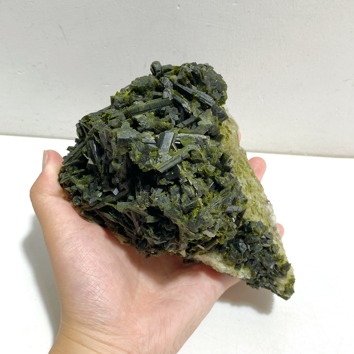 4 Pieces Large Raw Epidote Stone Specimen